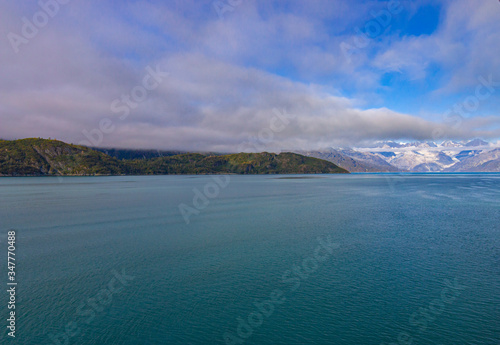 Alaska landscape. The beautiful nature of Alaska. Banner panorama.