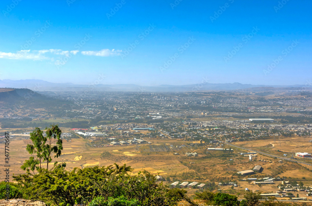 View over Mekele city, Ethiopia