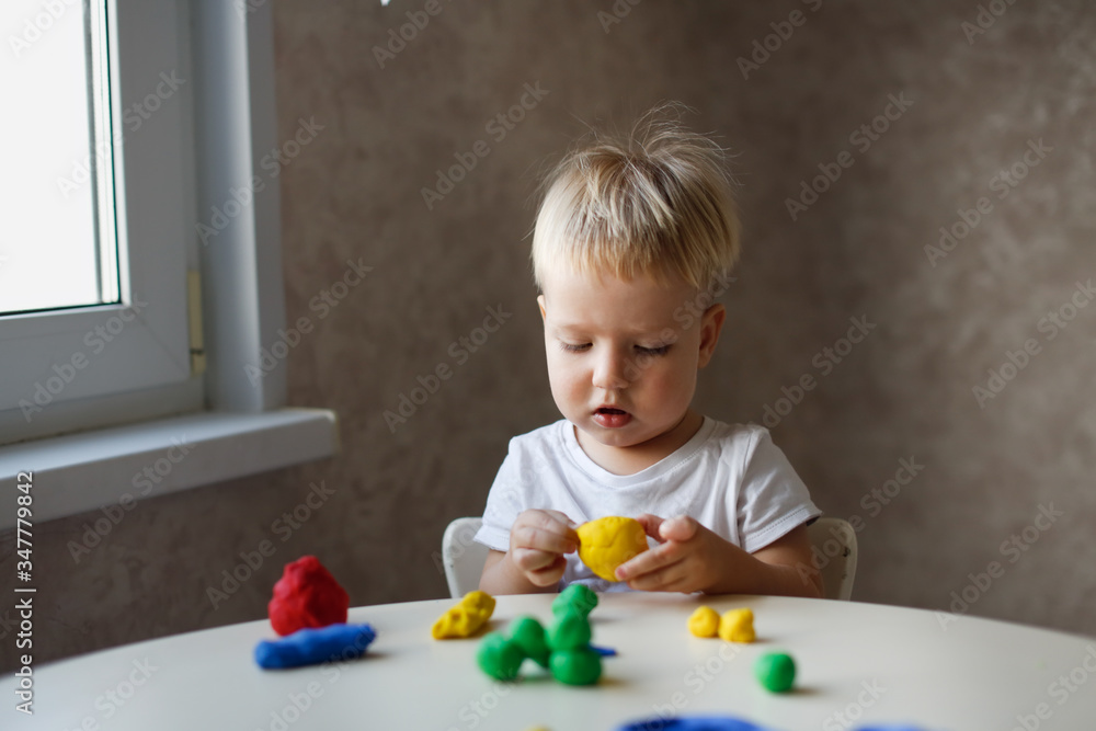baby blond sculpts from children's dough at home baby blond sculpts from children's dough at home