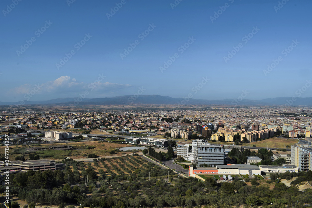 Cagliari view from colle San Michele