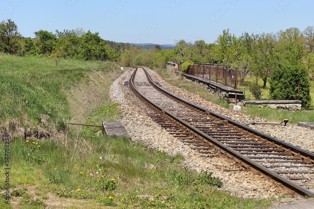 old railway track