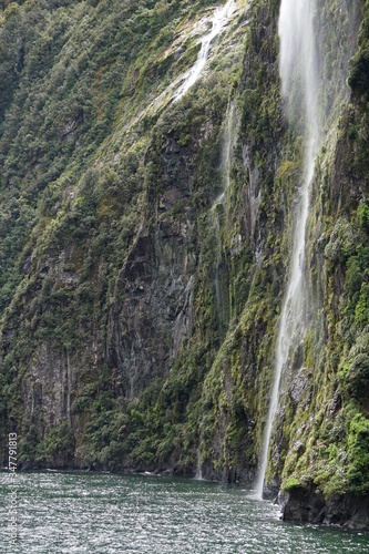 Waterfalls from the mountain to the sea