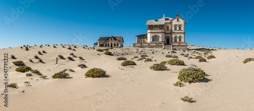 The Mine Manager and Book Keeper Houses, Kolmanskop Ghost Town near Luderitz, Namibia photo