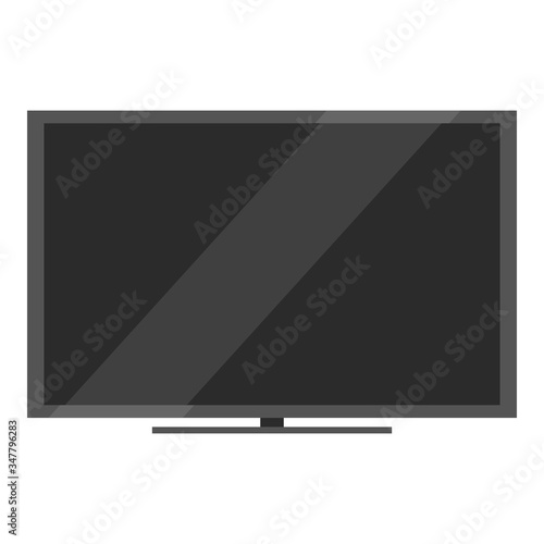 Vector Flat Illustration - TV Set