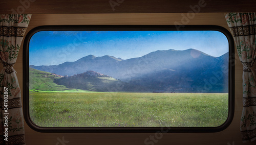 Dawn in the Castelluccio, U...