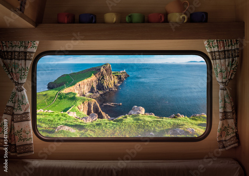 Neist point lighthouse, Isl...