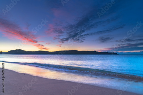 Light Cloud Sunrise Seascape