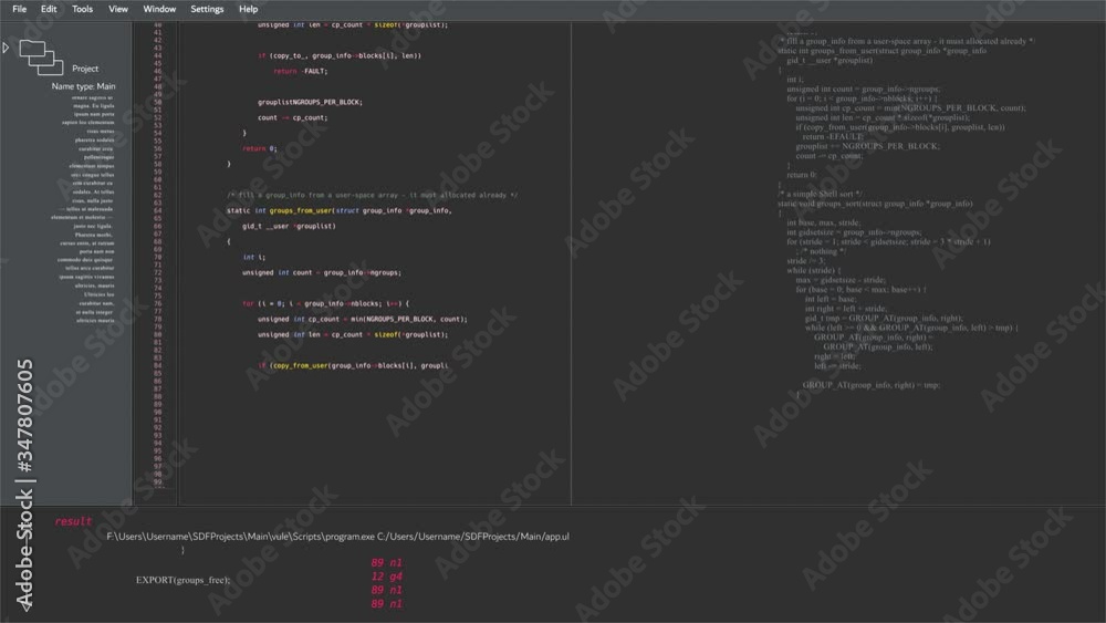HUD User Interface for text code editor.Application Programming Interface API.Abstract animated text code.Technological futuristic template.Green. HUD User Interface for text code editor.Application Programming Interface API.Abstract animated text code.Technological futuristic template.Green.