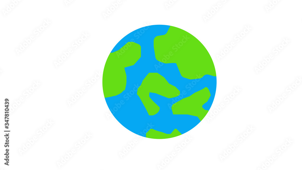 Earth globes isolated on white background. Earth globes isolated on white background.