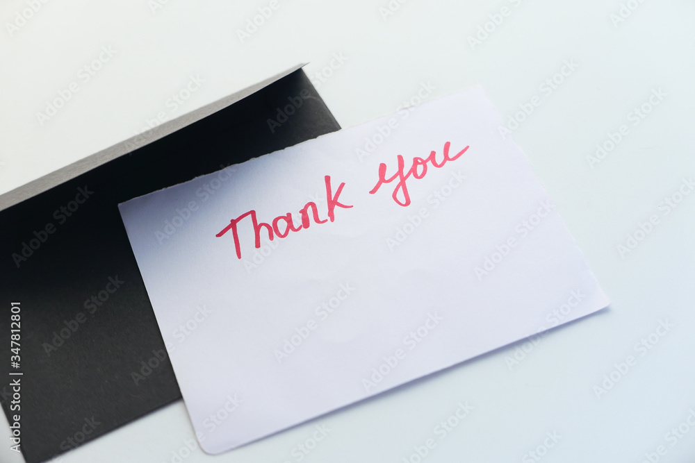 Envelope with Thank You Note Envelope with Thank You Note