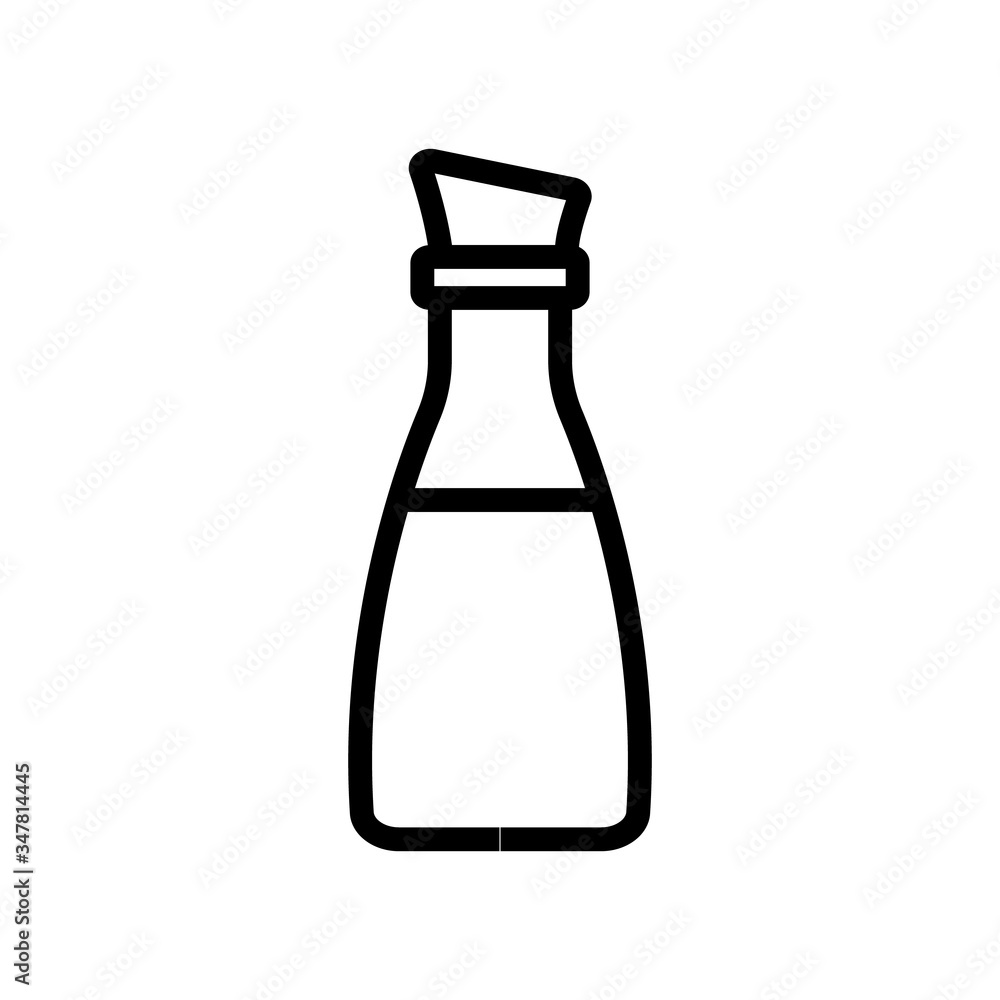 bottle with oil and cork icon vector. bottle with oil and cork sign. isolated contour symbol illustration bottle with oil and cork icon vector. bottle with oil and cork sign. isolated contour symbol illustration