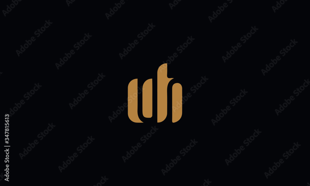 UH Letter Minimal Logo Design Template Vector illustration UH Letter Minimal Logo Design Template Vector illustration