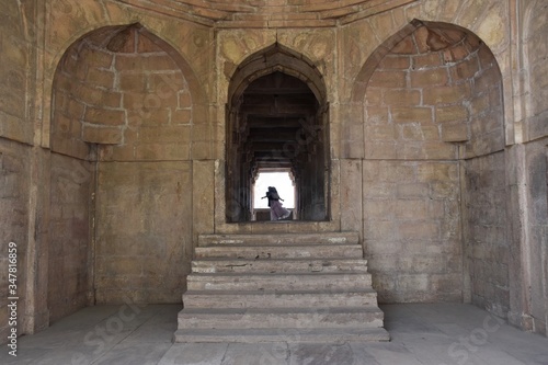 Gwalior  Madhya Pradesh India   March 15  2020 - Exterior of  Gwalior Fort 