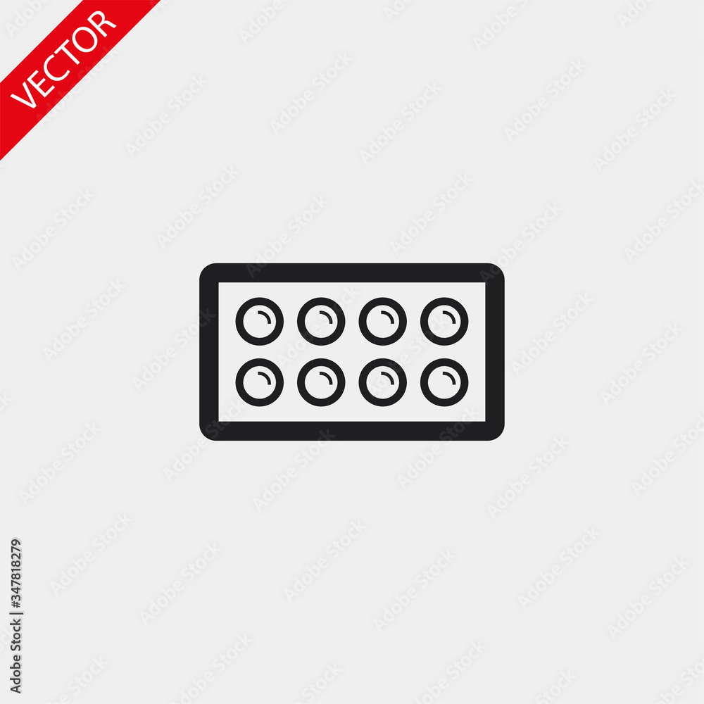 Pills vector icon , lorem ipsum Flat design Pills vector icon , lorem ipsum Flat design