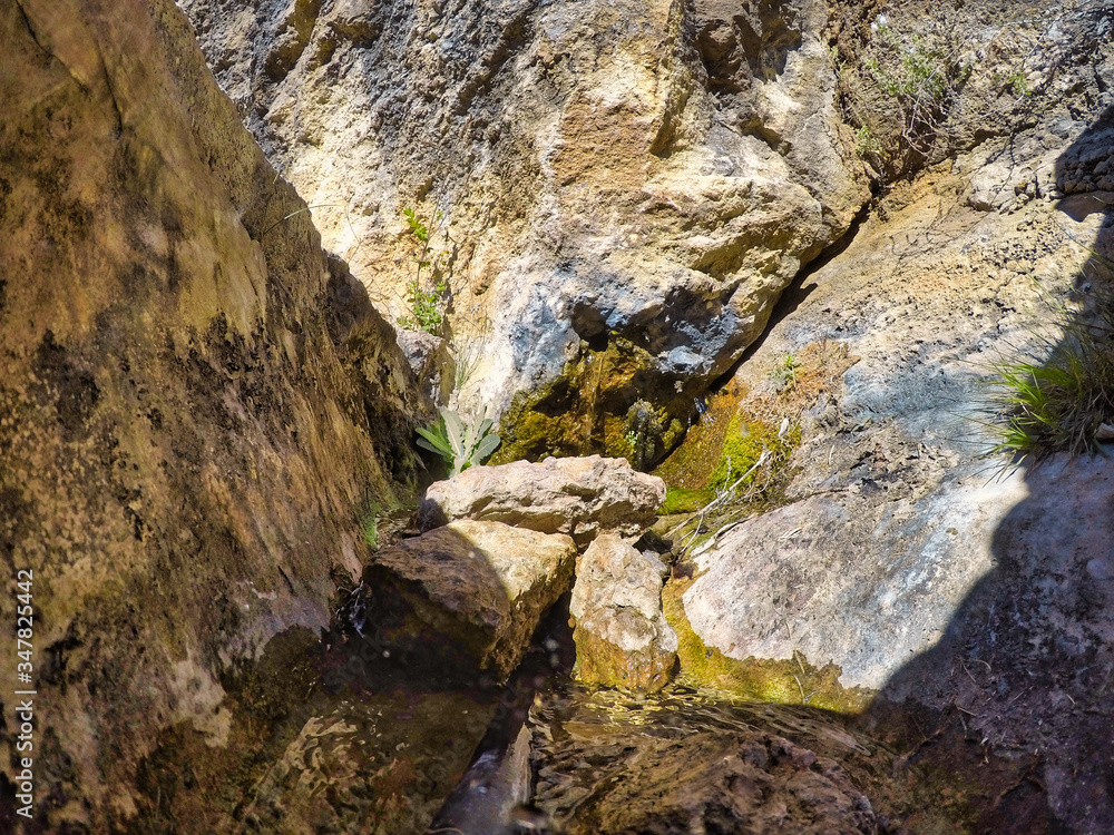 Fototapeta premium water spring in Montenegro (Spain)