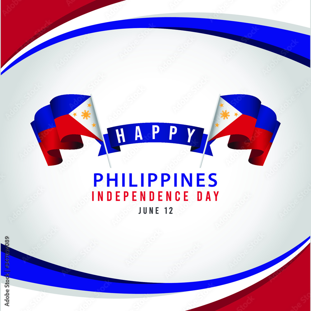 Philippines independence day vector template. Stock Vector Adobe Stock