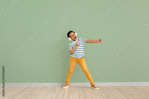Little African-American boy...