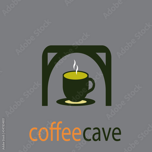 Coffee shop modern logo design for coffee shop