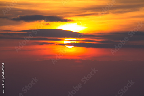 sunset in the clouds © Soonthorn