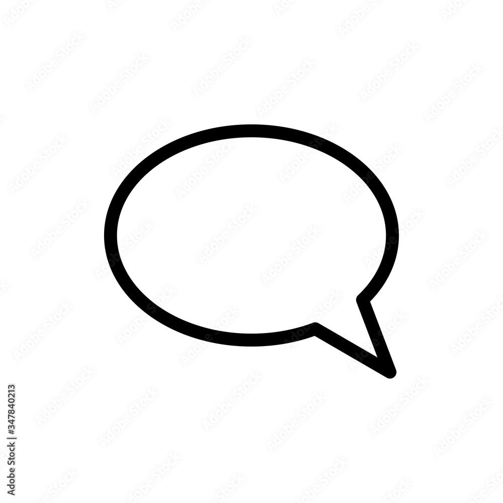 Bubble speech icon Bubble speech icon