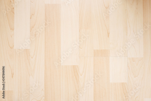 Wood texture background surface with natural pattern. Flooring top view. Brown wood planks.