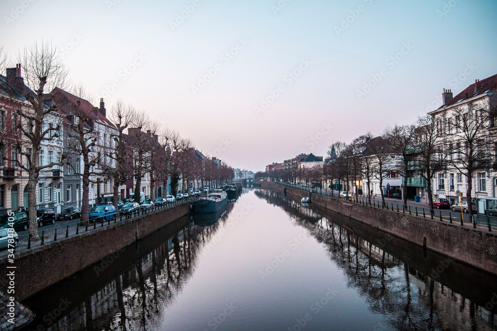 Ghent Belgium Canal water river