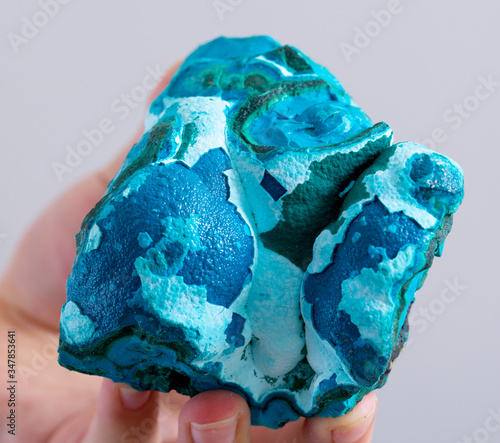 chrysocolla mineral specimen quartz gem stone rock geology photo