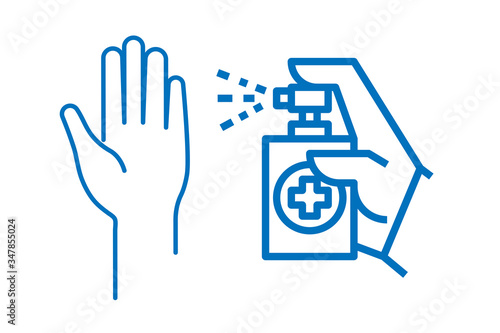 hand sanitize icon 