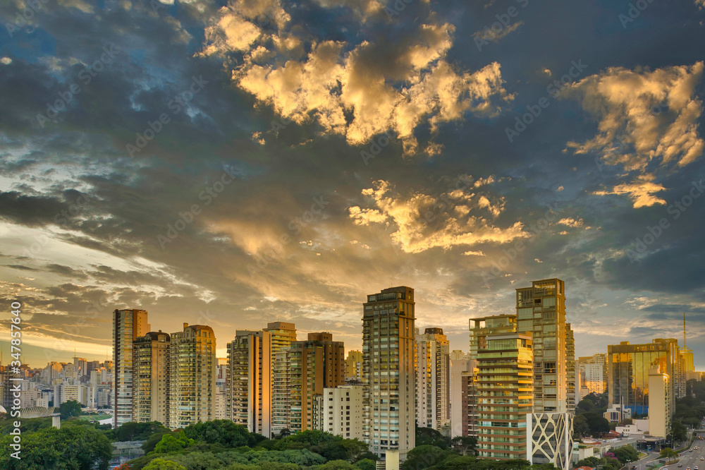 Fototapeta premium Amanhecer em Sampa