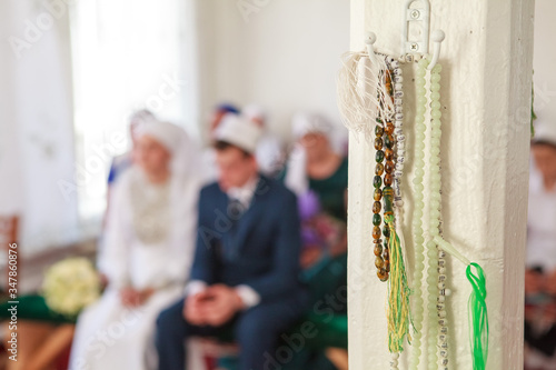 Tatar beads, beads in the hands of the Tatar bride,татарские чётки, чётки в руках татарской невесты,