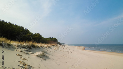 Baltic sea coast at sunny day. © Jan
