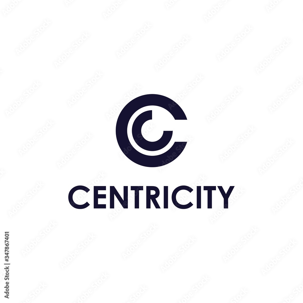 C And Centricity Logo Vector, Abstract