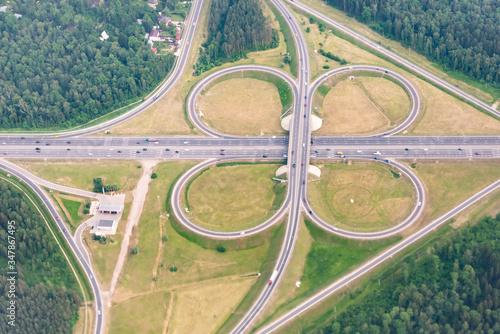 Road interchanges in the Moscow region