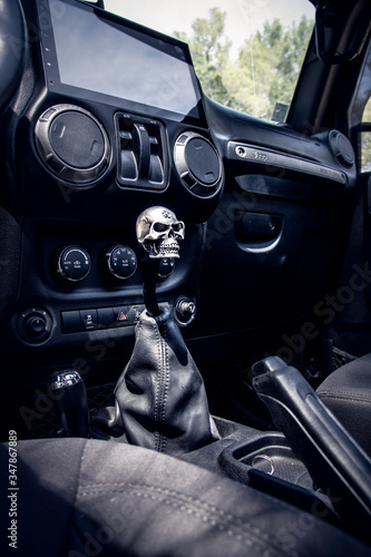 Canvastavla Jeep Wrangler interior