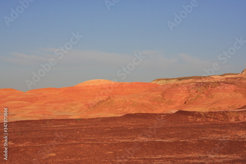 evening in the red canyon, natural colors, asia © Oksana