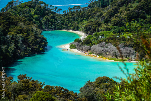 Frenchman Bay, Abel Tasman Coast Track, Abel Tasman N.P, Tasman, South Island, New Zealand
