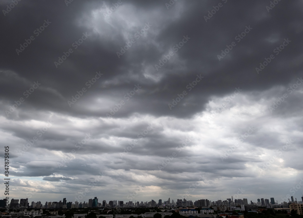 Dark storm clouds before rain used for climate background. Clouds become dark gray before raining. Dark storm clouds before rain used for climate background. Clouds become dark gray before raining.