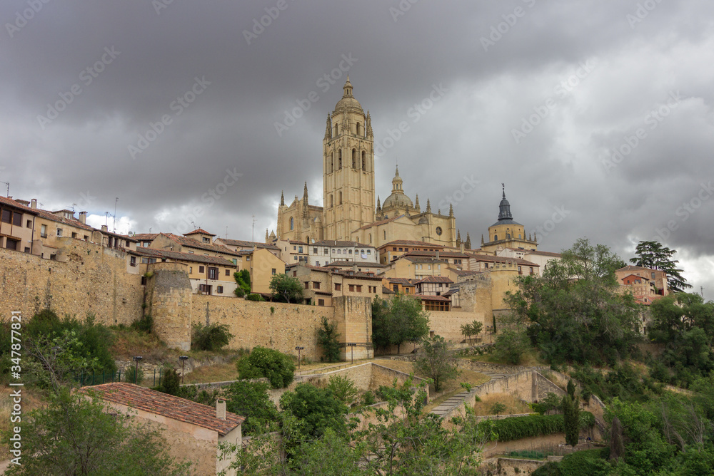 View of the city of Segovia (Spain)