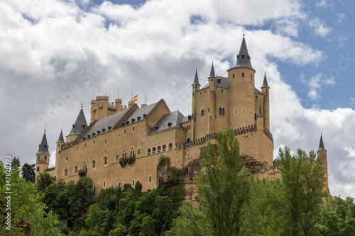 View of the Alcazar of Segovia (Spain) © julen