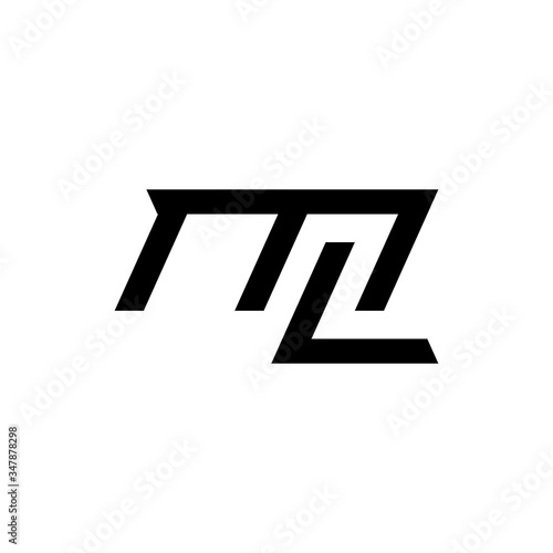 ML letter logo design vector