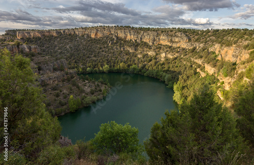 View of gorges of Duraton near Sepulveda (Spain)