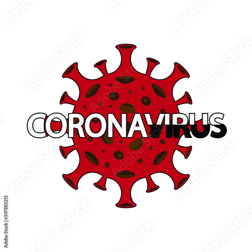 vector of coronavirus 2019. vector, background, illustration.