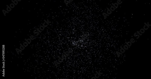 Water splash explode from center around itself. high resolution for element.