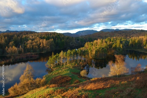 autumn in the mountains at Tarn hows