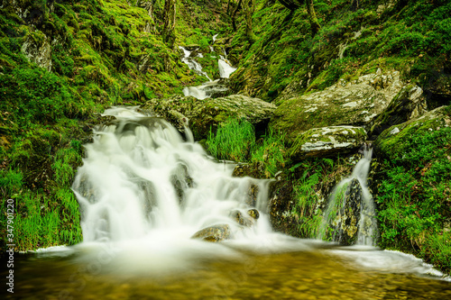 Woodland waterfall