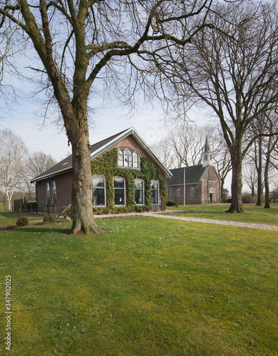 Willemsoord Church and house. Maatschappij van Weldadigheid Frederiksoord Drenthe Netherlands