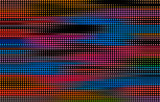 Modern vibrant halftone background in the style of the 80s. Modern mosaic poster texture.