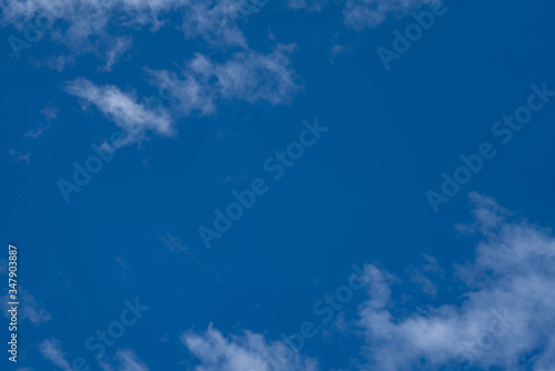 Fototapeta Naklejka Na Ścianę i Meble -  White clouds on blue sky