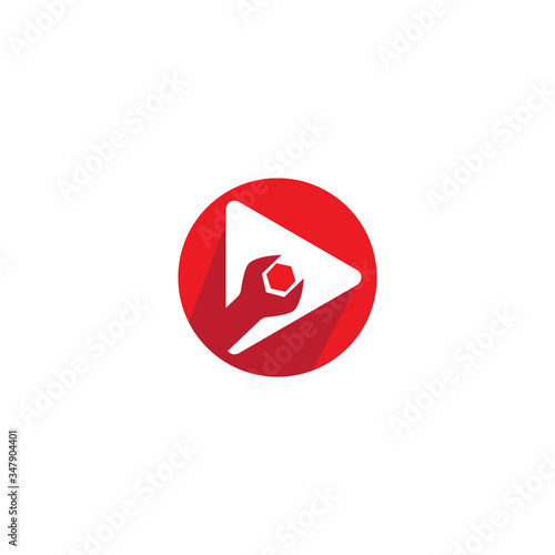 Free Download Play Logo Template vector icon - GFXLoad