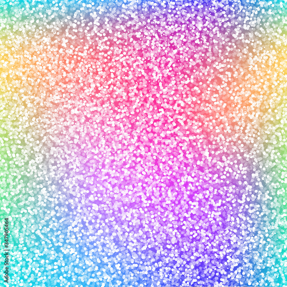 Vector seamless colorful holographic gradient sparkle glitter pattern